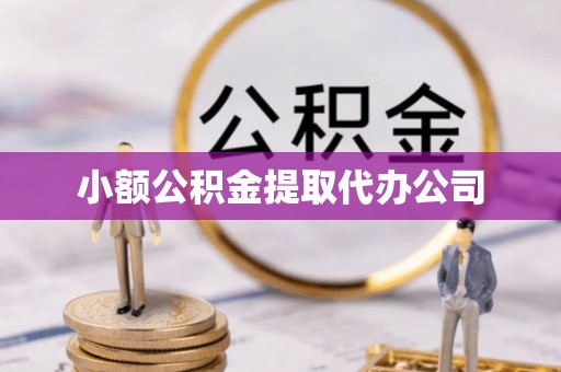 马公小额公积金提取代办公司