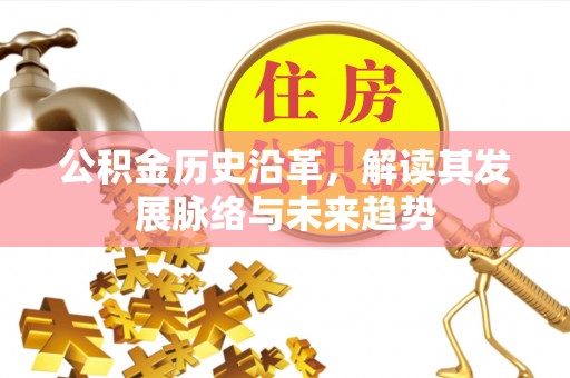 马公公积金历史沿革，解读其发展脉络与未来趋势