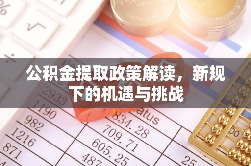 马公公积金提取政策解读，新规下的机遇与挑战