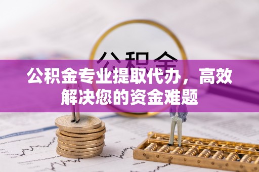 马公公积金专业提取代办，高效解决您的资金难题