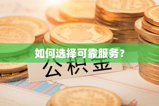 马公如何选择可靠服务？