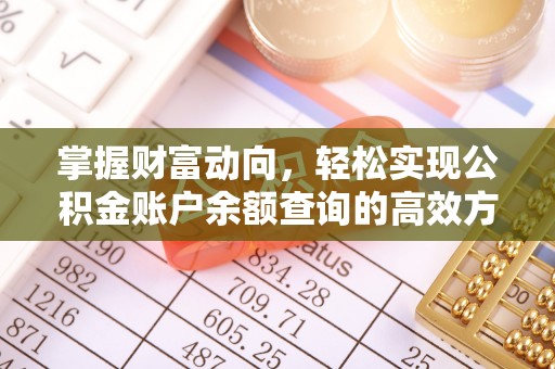 马公掌握财富动向，轻松实现公积金账户余额查询的高效方式