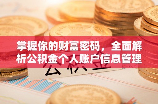 马公掌握你的财富密码，全面解析公积金个人账户信息管理