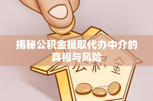 马公揭秘公积金提取代办中介的真相与风险