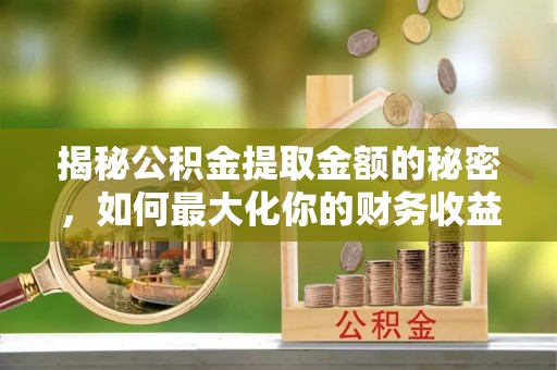 马公揭秘公积金提取金额的秘密，如何最大化你的财务收益