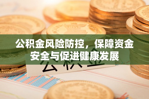 马公公积金风险防控，保障资金安全与促进健康发展