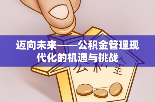 马公迈向未来——公积金管理现代化的机遇与挑战