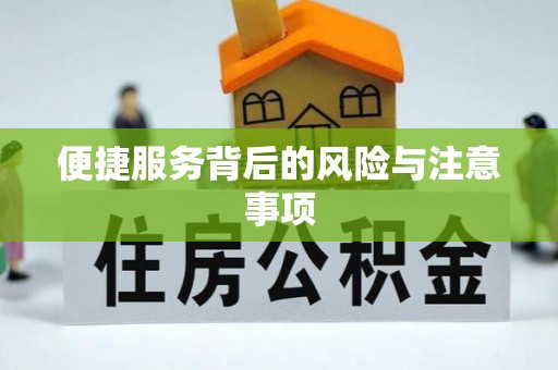 马公便捷服务背后的风险与注意事项