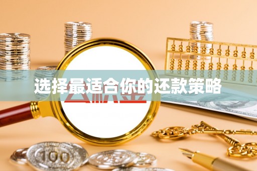 马公选择最适合你的还款策略